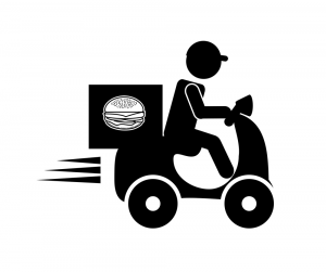 Guy on moped
