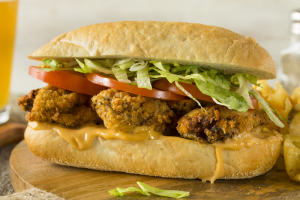 Shrimp Po'Boy Sandwhich