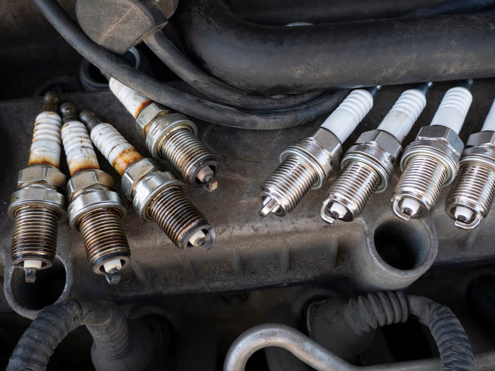 mazda maintenance with spark plugs