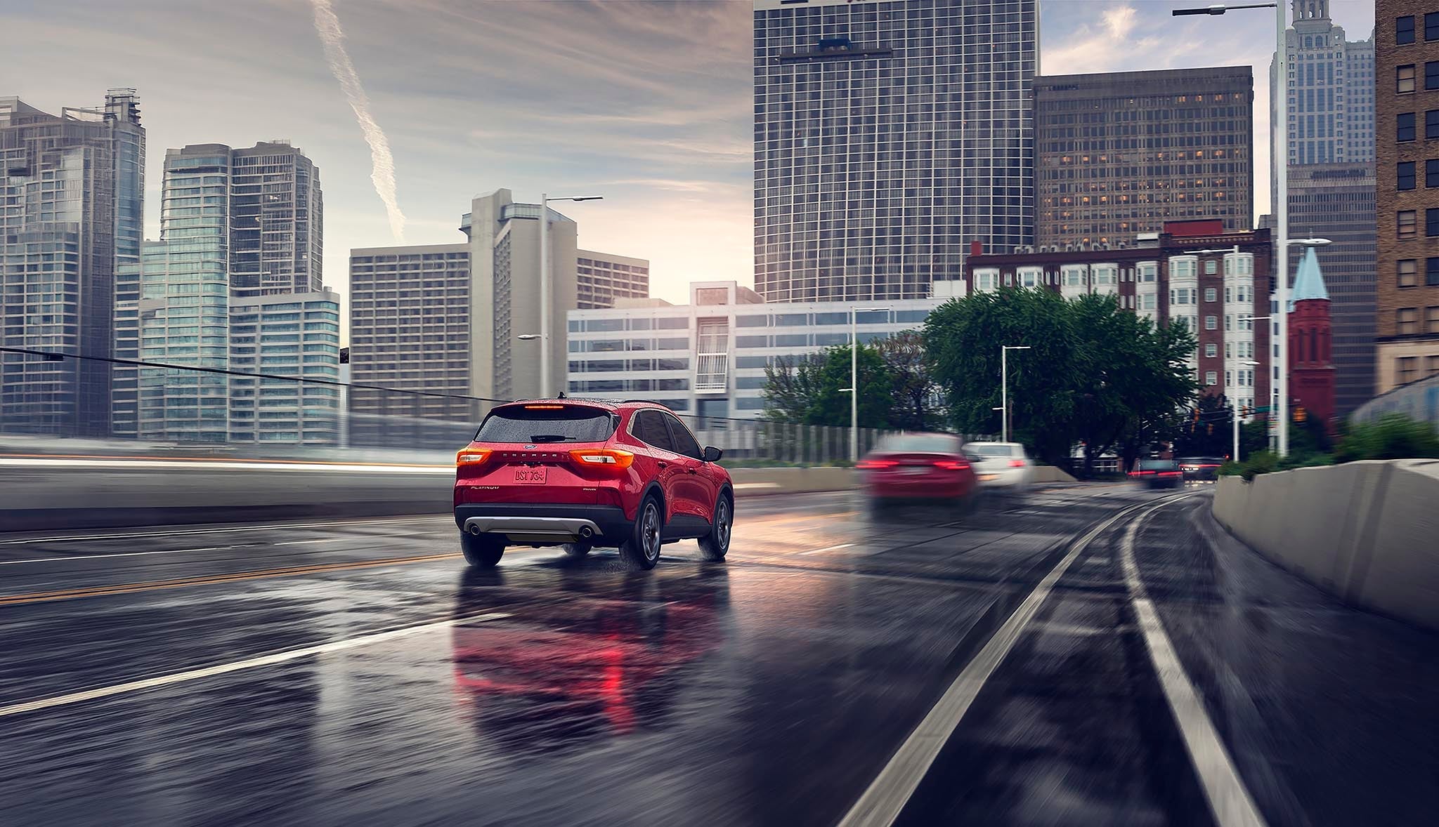 2026 Ford Escape being driven down a city street