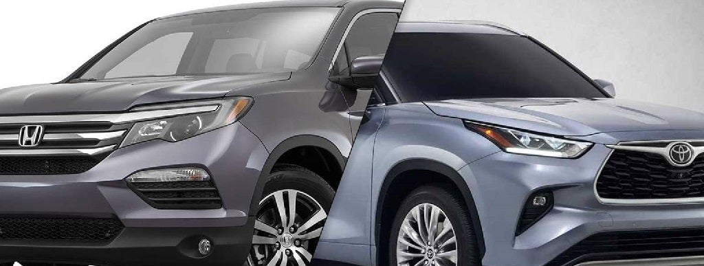 2021 Honda Pilot Vs. 2021 Toyota Highlander