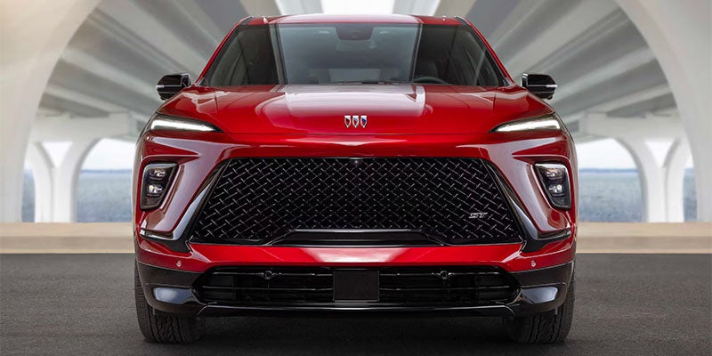 a red 2025 Buick Enclave