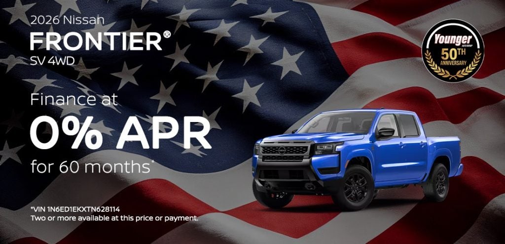 2026 Nissan Frontier SV 4WD – Finance for 0% APR for 60 months