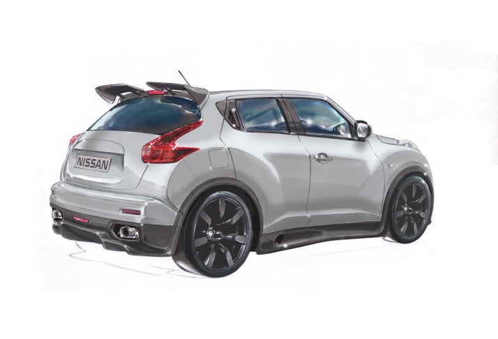 Nissan Juke-R hard sketch