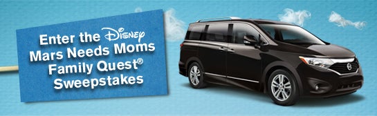 Nissan Quest disney sweepstakes