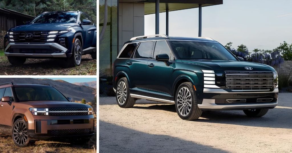 The 2026 Tucson, 2026 Santa Fe, and 2026 Palisade are great SUVs for veterans