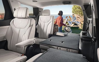 3rd-row power-folding seat