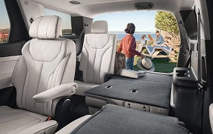 3rd-row power-folding seat