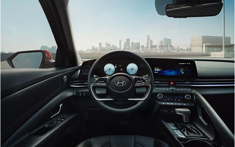 Leather-trimmed seating