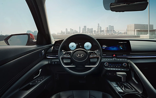 Leather-trimmed seating