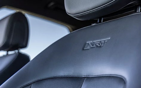 Exclusive interior details and badging