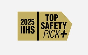 Named a 2025 IIHS TOP SAFETY PICK+