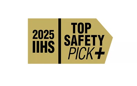 Named a 2025 IIHS TOP SAFETY PICK+