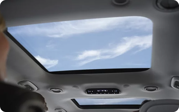Dual pane sunroof