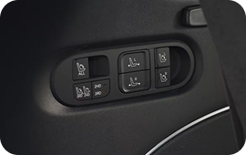 Available power-folding 3rd-row seats for additional cargo room
