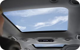 Dual pane sunroof