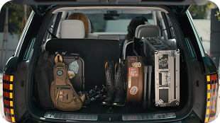 Now with more cargo room,PALISADE is expansive, with a sense of exclusivity.