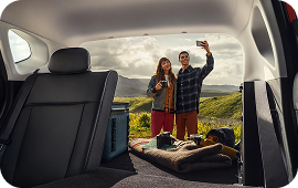 60/40 split fold-down rear seat