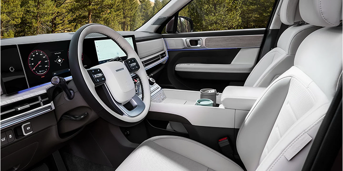 Front-and-back-opening center console