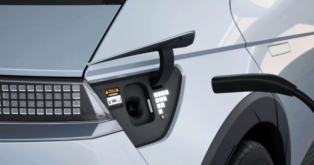 The NACS port is standard on all 2026 Hyundai IONIQ 5 trims