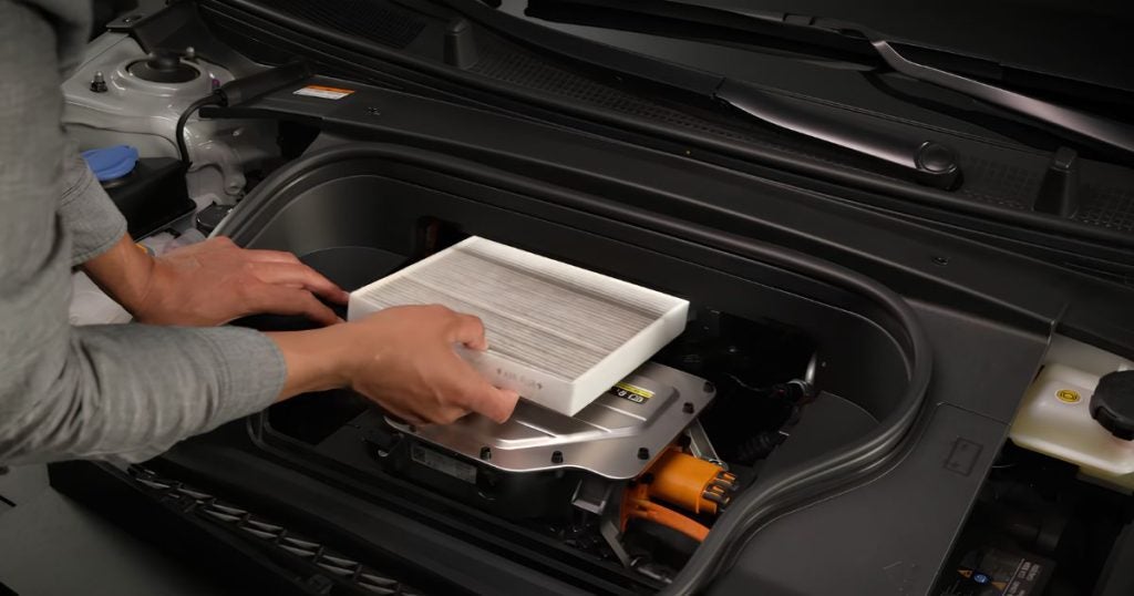 You may also change your Hyundai engine air filter together with the cabin air filter