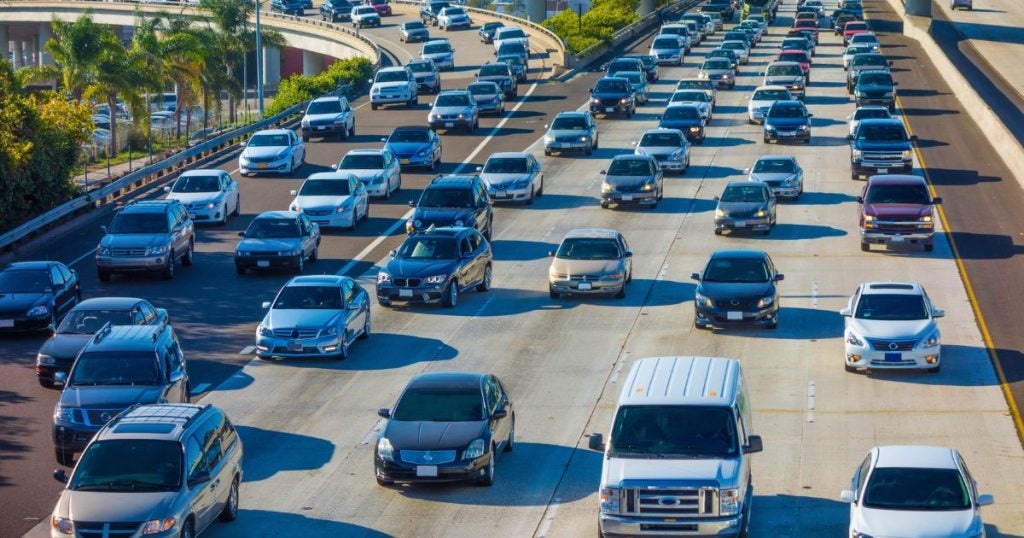 Heavy traffic is a severe driving condition requiring closer transmission services