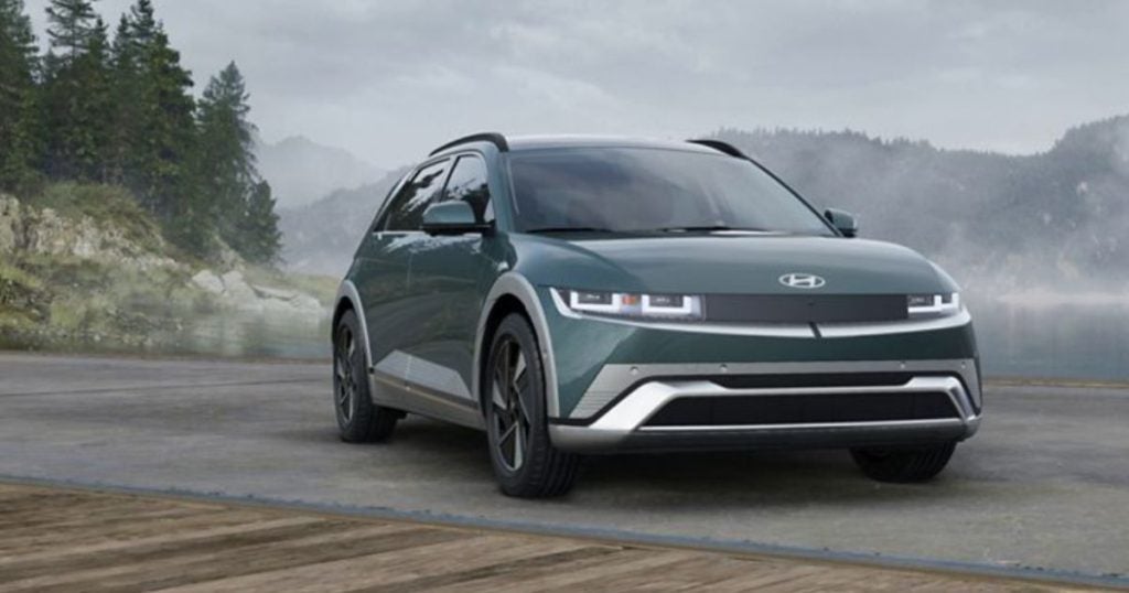 The 2026 Hyundai IONIQ 5 Limited in Digital Teal paint color