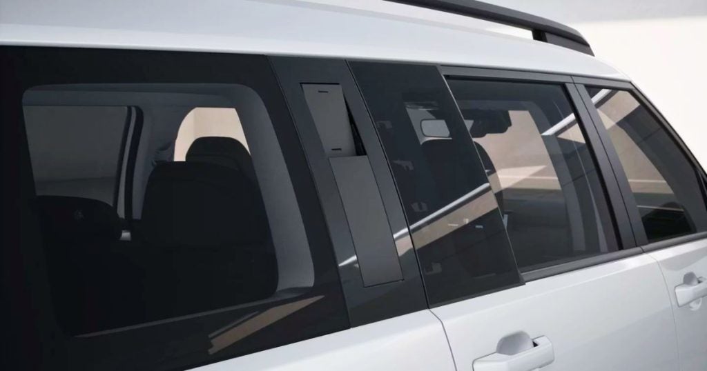 The C-pillar assist handle of the 2026 Hyundai Santa Fe