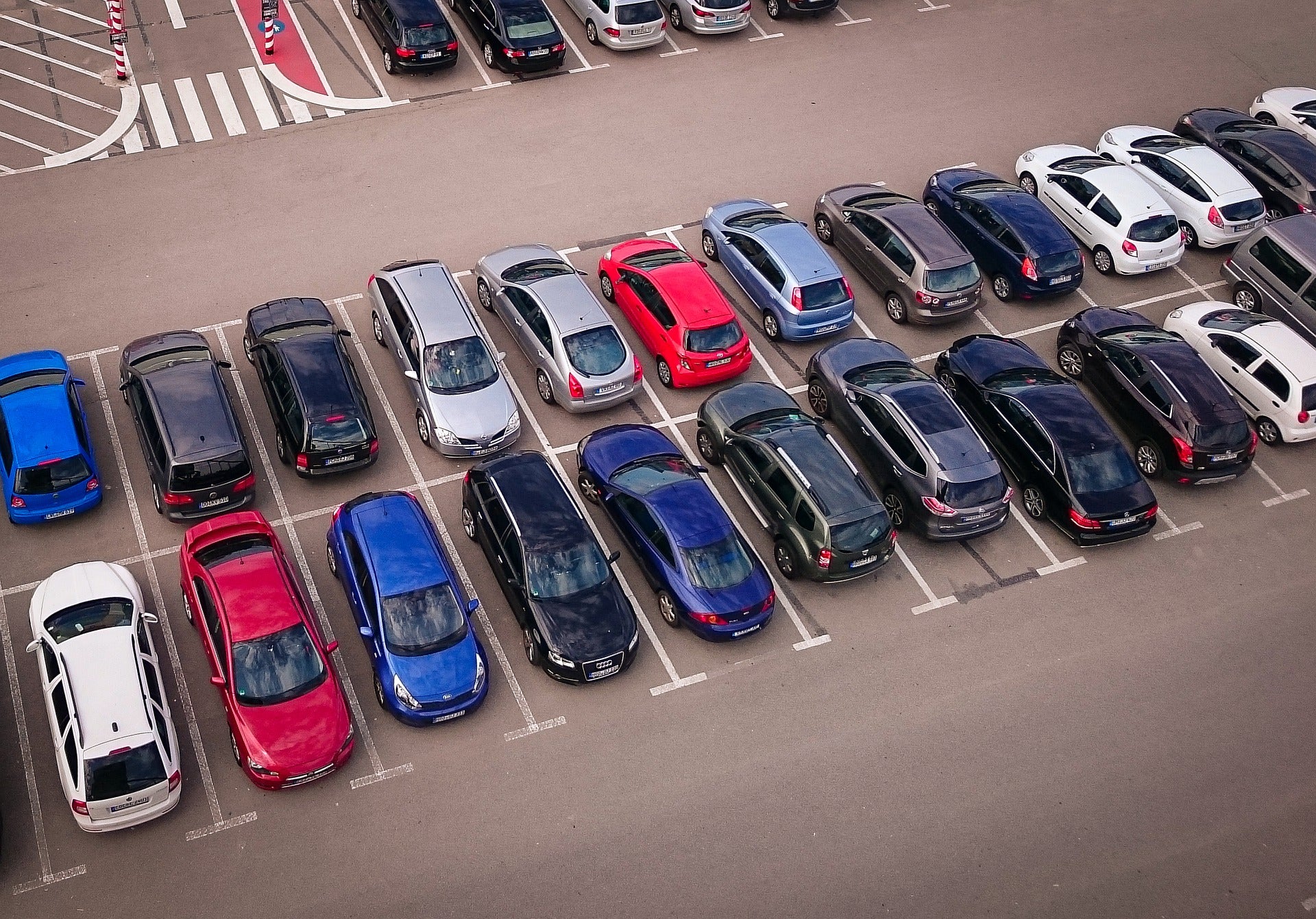 A parking lot of used cars