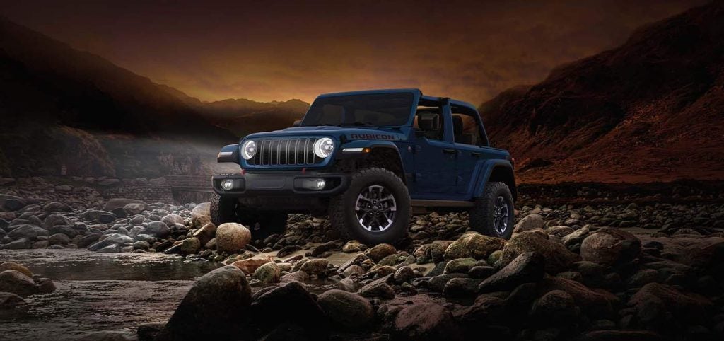 2026 Jeep Wrangler in sunset