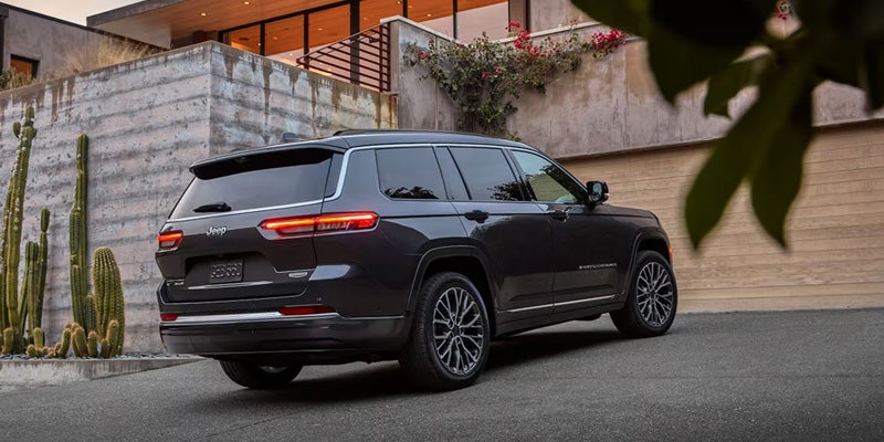 2026 Jeep Grand Cherokee parked on a residential driveway