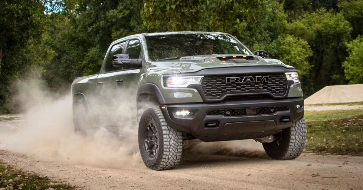 The different 2026 RAM 1500 trim levels for sale at Briggs Dodge RAM FIAT in Topeka, KS