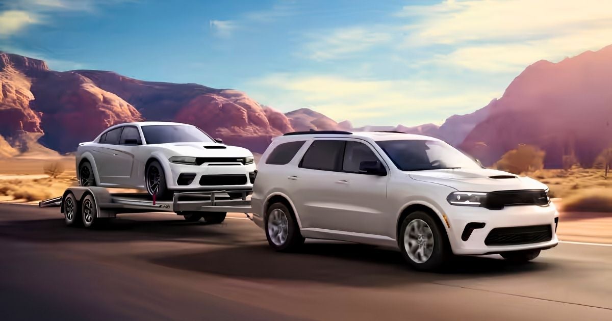 The 2026 Dodge Durango can tow up to 8,700 lbs when you equip it with the Tow 'n Go Package