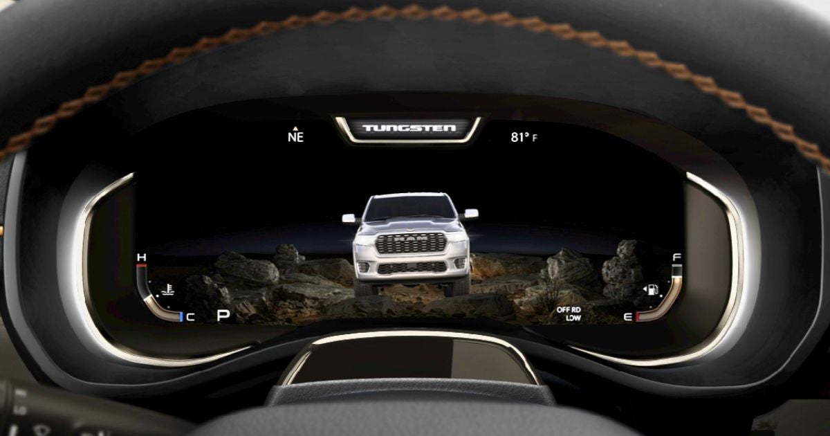 The five drive modes are one of the features that the 2026 Ram 1500 Laramie shares with other trims in the lineup