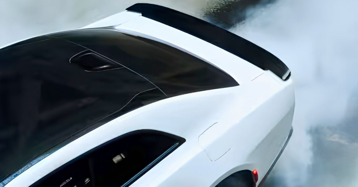 The hidden rear-hatch design of the 2026 Dodge Charger SIXPACK