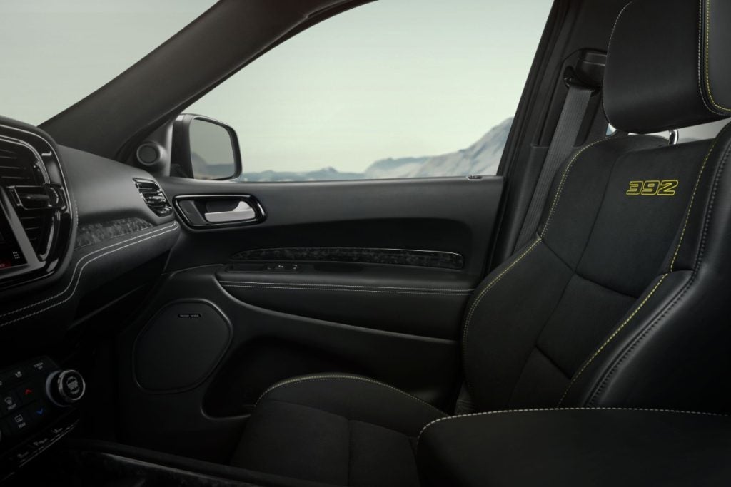 2024 Dodge Durango SRT 392 AlcHEMI Interior Cabin Seatback