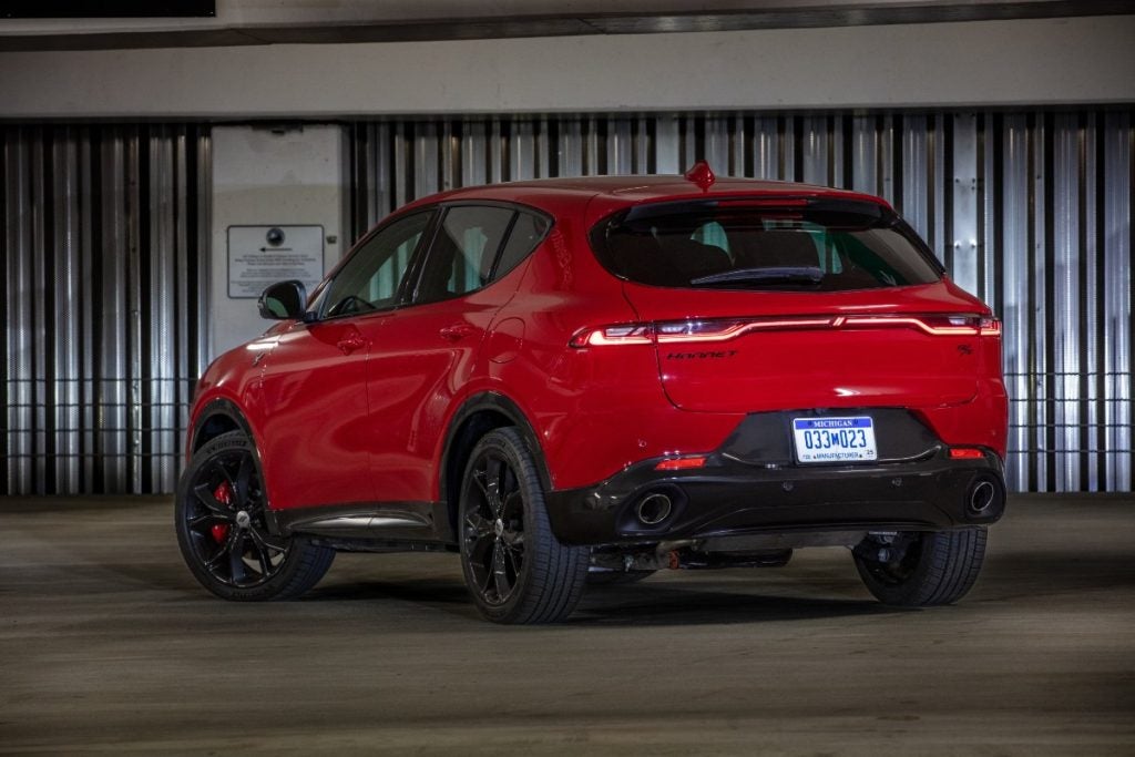 2024 Dodge Hornet RT Exterior Driver Side Rear Angle