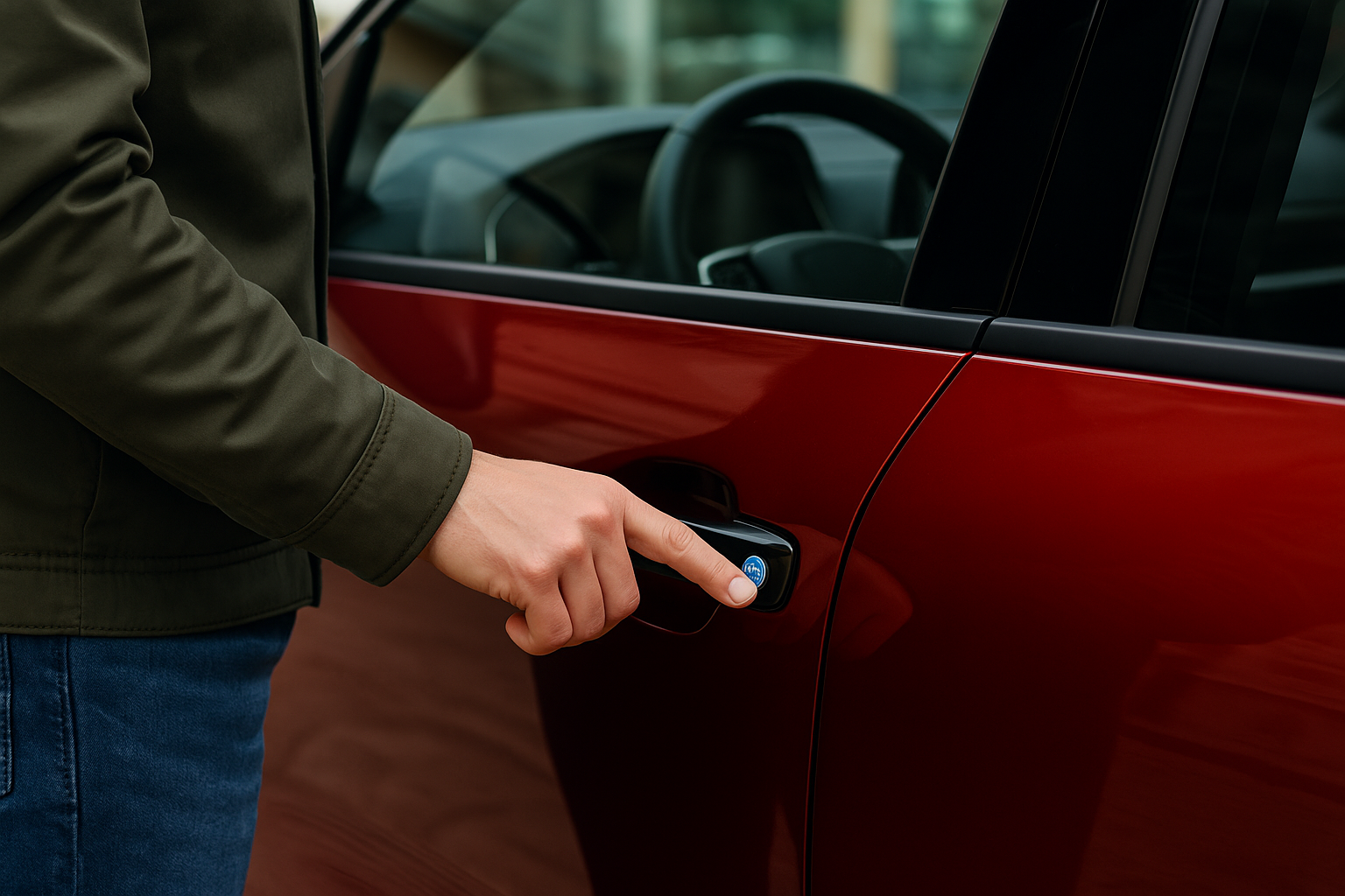 Biometric access, Car biometrics, Keyless entry, Vehicle security, Fingerprint scanner, Facial recognition, Car login, Smart access