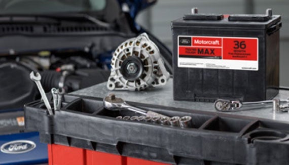 Motorcraft battery at Medford Motors.