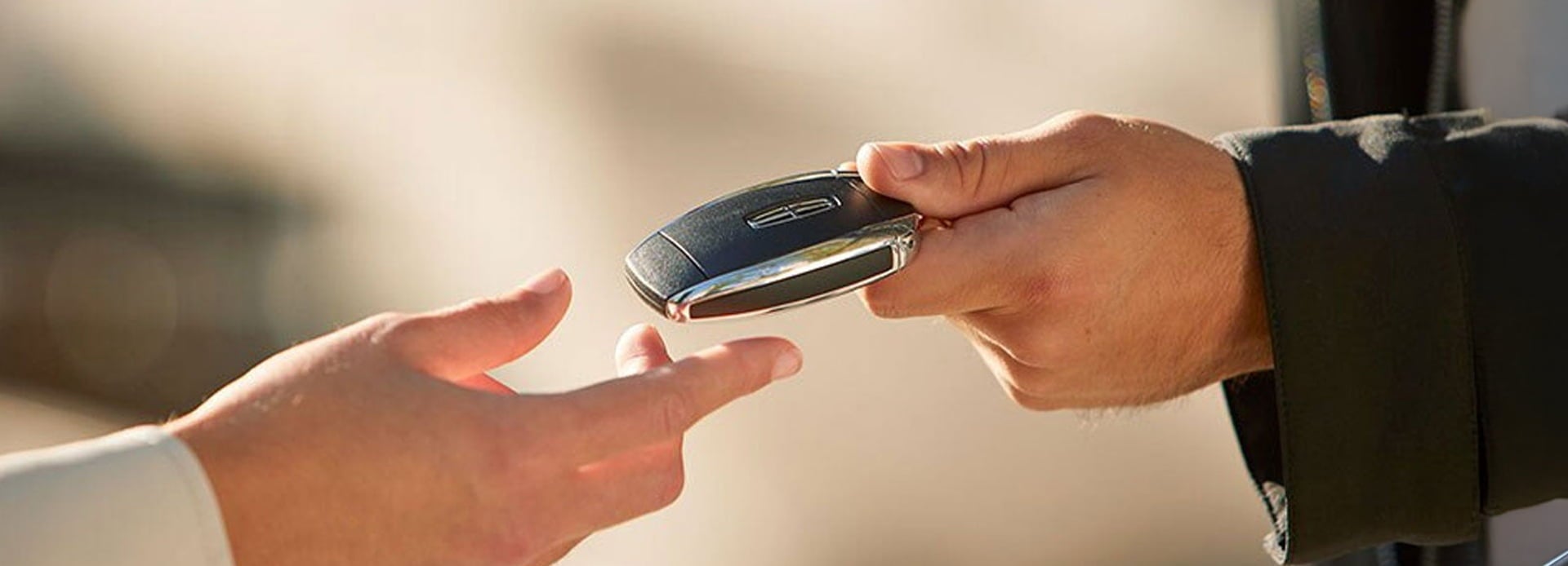 Driver selling or trading in a vehicle at Rogers Lincoln in Midland, TX