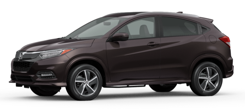 Midnight Amethyst Metallic 2020 Honda HR-V on White Background