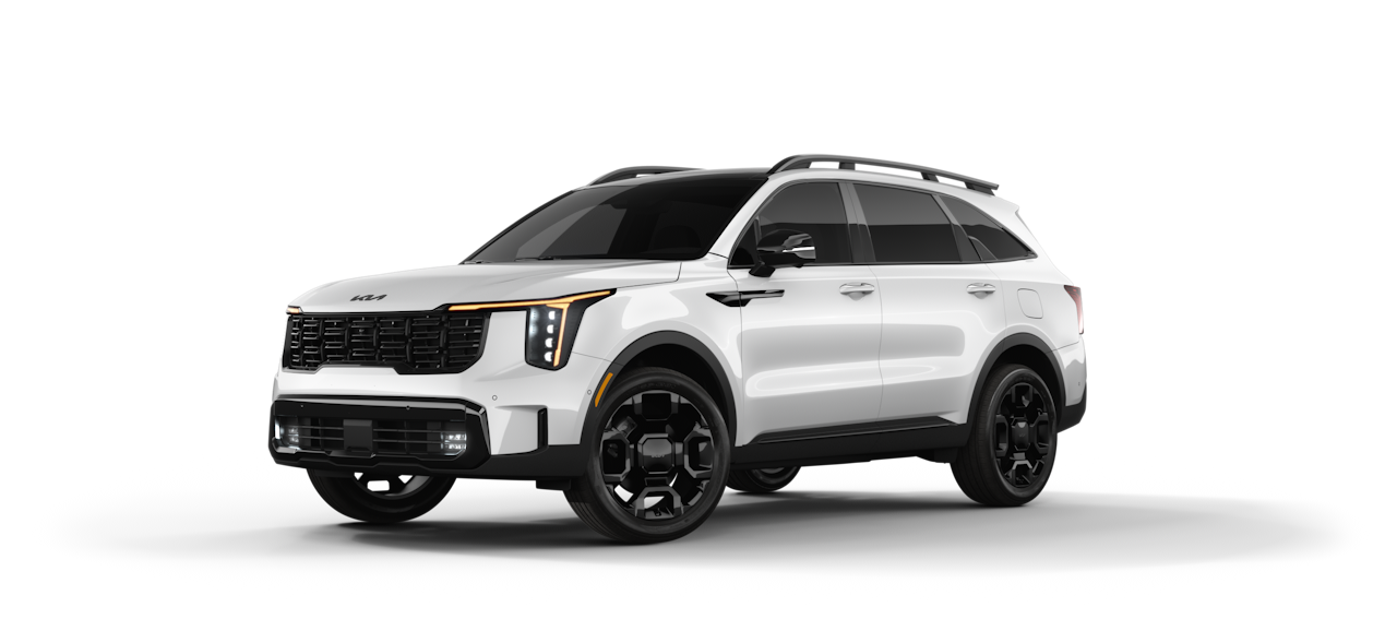 2026 Kia Sorento SX Prestige X-Line AWD in Glacial White near Longview Lake in Lee’s Summit
