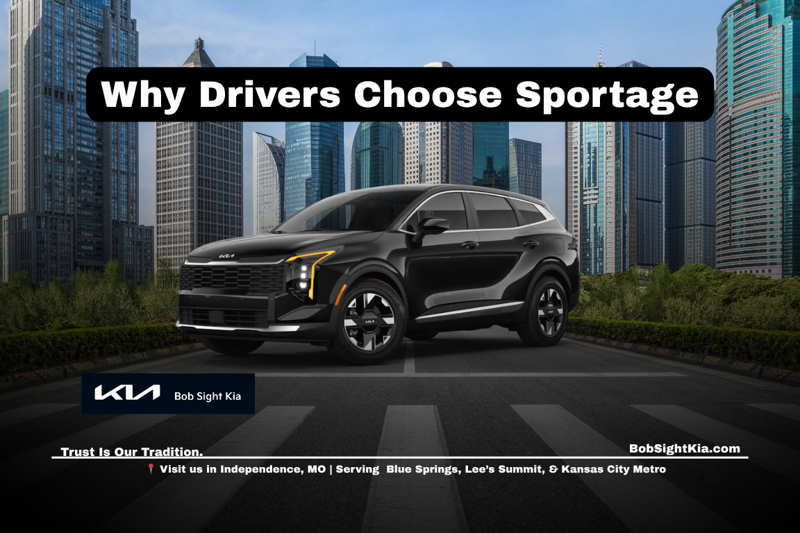 2026 Kia Sportage for sale in Independence Missouri at Bob Sight Kia serving Kansas City Metro drivers with modern compact SUV features