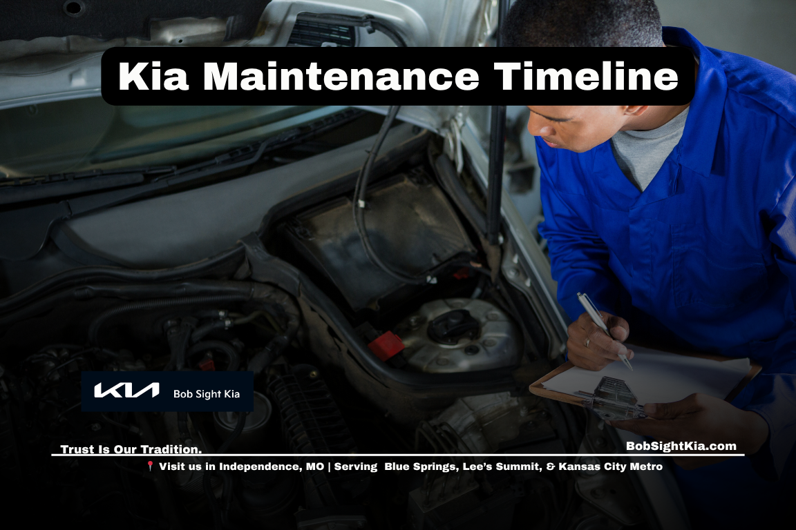 Kia maintenance service in Independence Missouri at Bob Sight Kia serving Kansas City Metro drivers with scheduled vehicle care