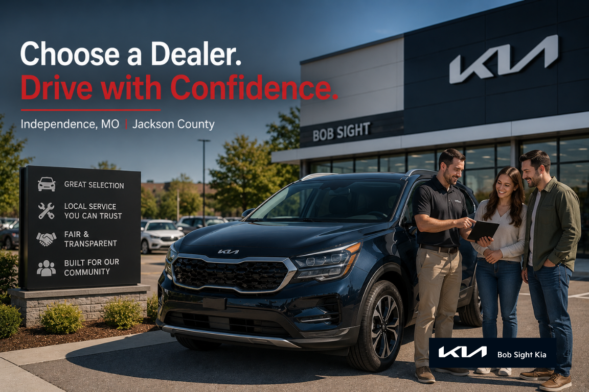 car dealerships in Independence Missouri and Jackson County with vehicle shopping at Bob Sight Kia