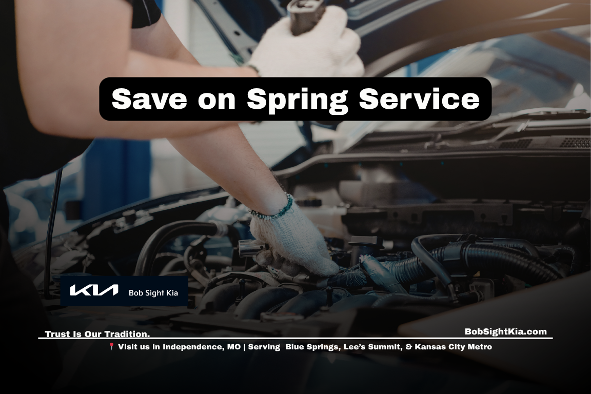 Kia service specials in Independence Missouri at Bob Sight Kia helping Kansas City Metro drivers save on spring maintenance