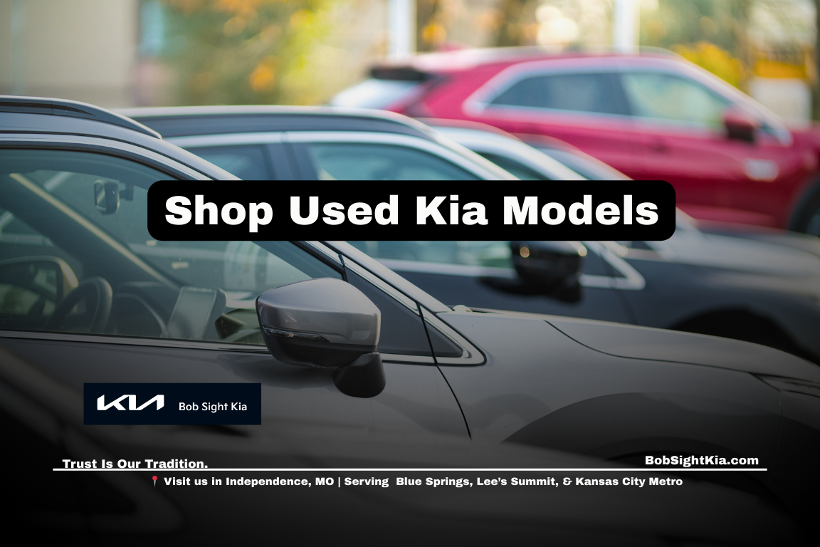 Used Kia vehicles for sale in Independence Missouri at Bob Sight Kia serving drivers from Blue Springs and Grain Valley in the Kansas City Metro
