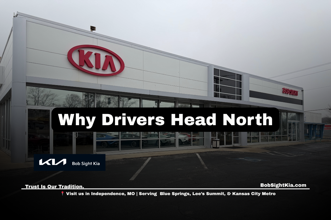 Kia dealer near Blue Springs Missouri Bob Sight Kia in Independence serving Kansas City Metro drivers heading north on Noland Road