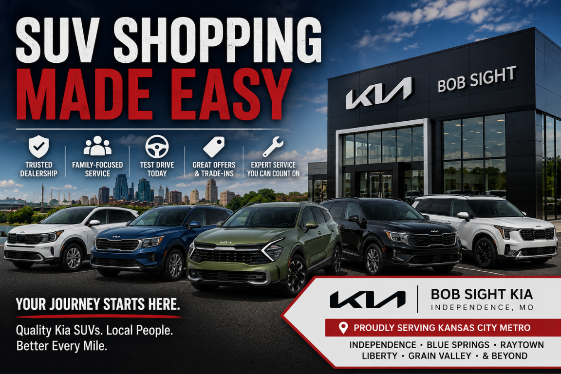 KBob Sight Kia SUV Shopping Made Easy banner