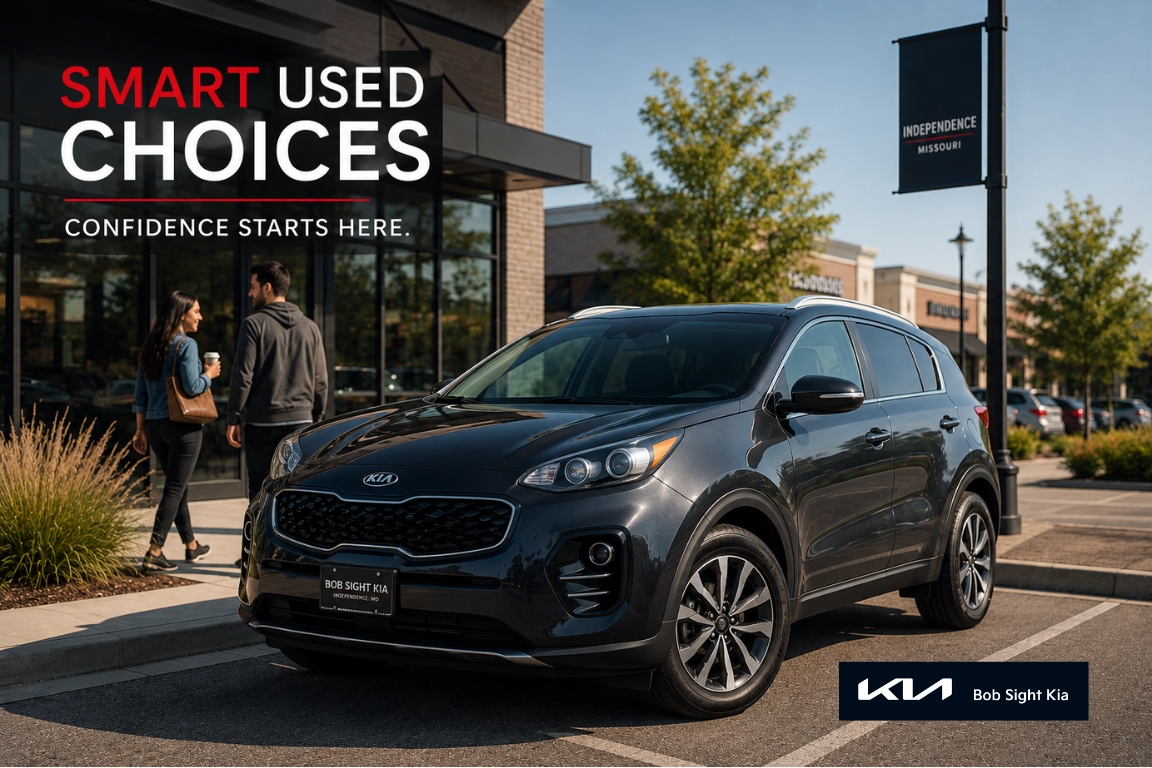 used Kia for sale in Independence Missouri at Bob Sight Kia for Grain Valley area drivers
